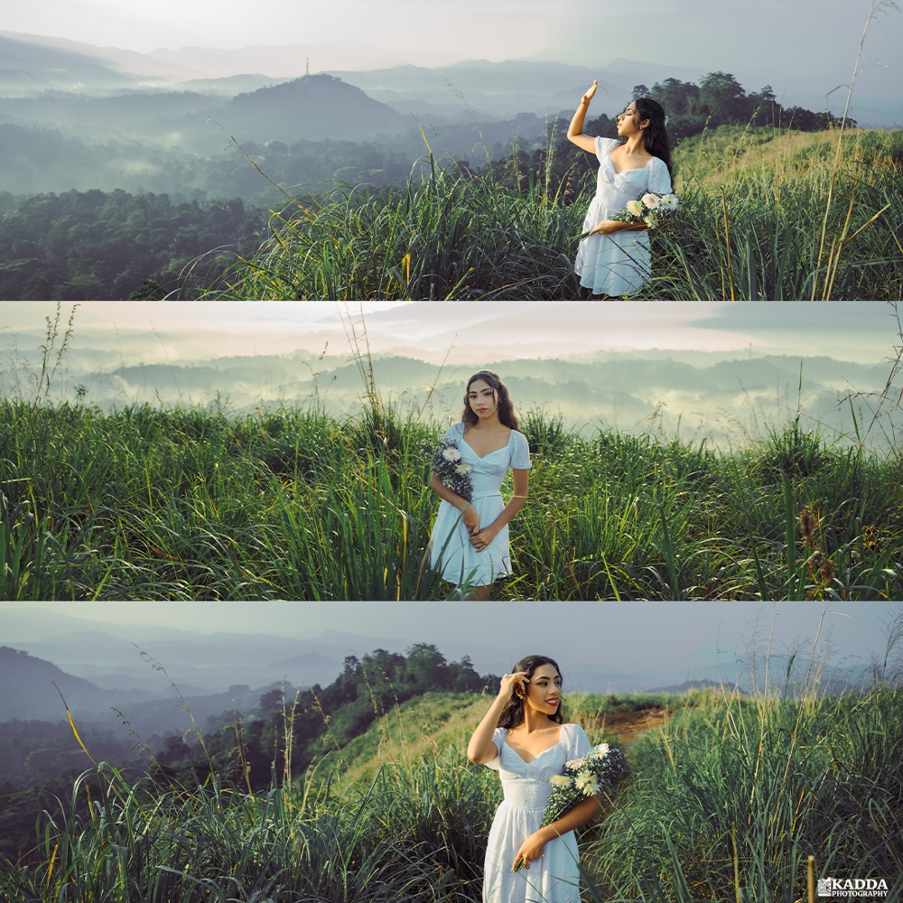 Portrait shoot in mountain hills by KADDA Photography